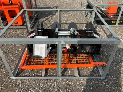 Used WOLVERINE SSW15 HYDRAULIC WINCH SKID STEER ATTACHMENT Misc Construction Attachements Michigan US | Miedema Asset Management Group #1768771