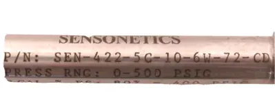 NEW SENSONETICS SEN-422-5C-10-6W-72-CD TRANSDUCER SEN4225C106W72CD