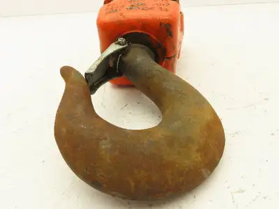 CM Lodestar 2 Ton Lower Hook Block Assembly Double Chain Orange 627-860