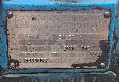USED 1990 GOULDS 3196