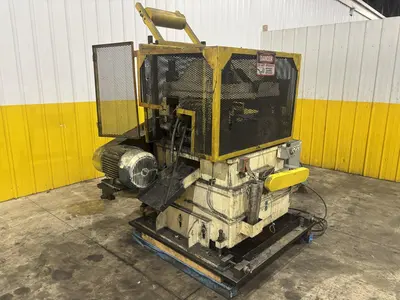 40 TON RLM MODEL #R40 4-POST CUTOFF PRESS & SERVO DIE ACCELERATOR: YOBRO #23887