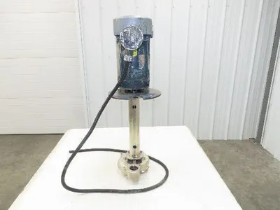 Graymills Superflo Agitator 1.5" Vertical Immersion Ink Tank Pump 2Hp 460V 3PH