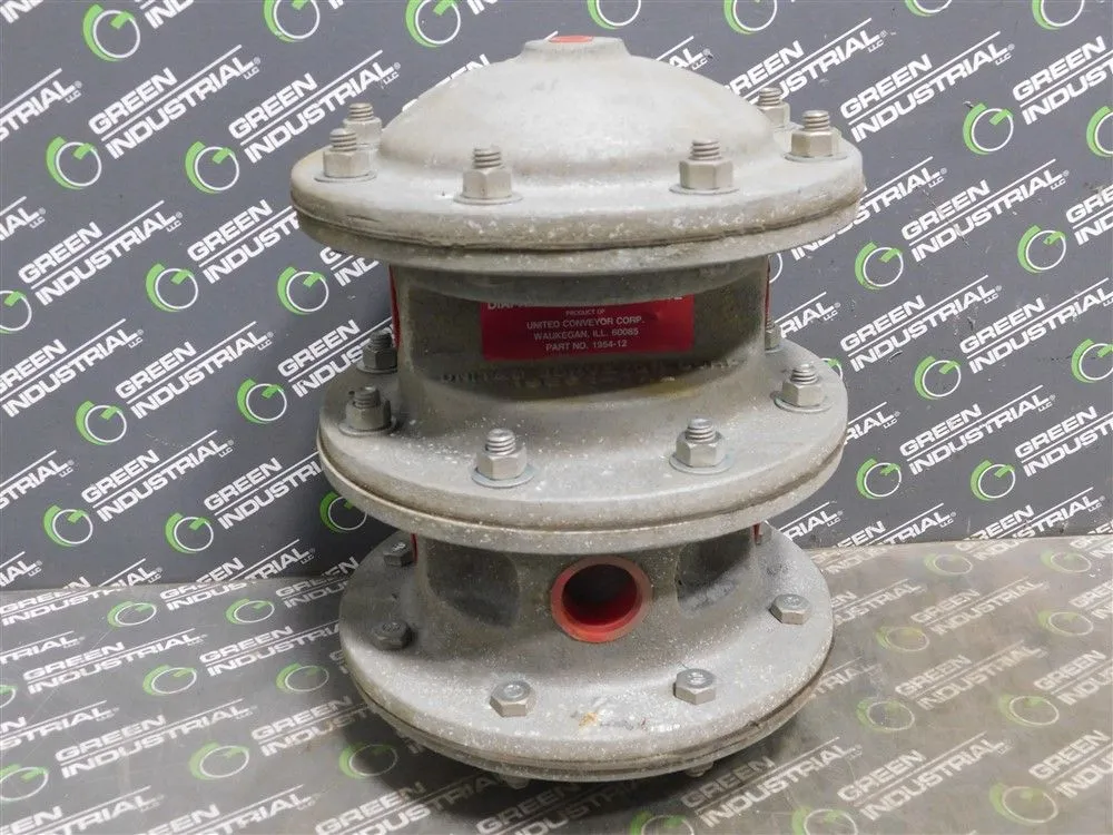 United Conveyor Corp. 1954-12 Diaphragm Control Valve New No Box
