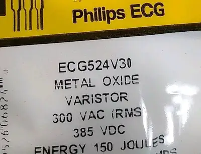 Phillips ECG 524V30 Metal Oxide Varistor 300/385V (PK W/7) Loc4C34