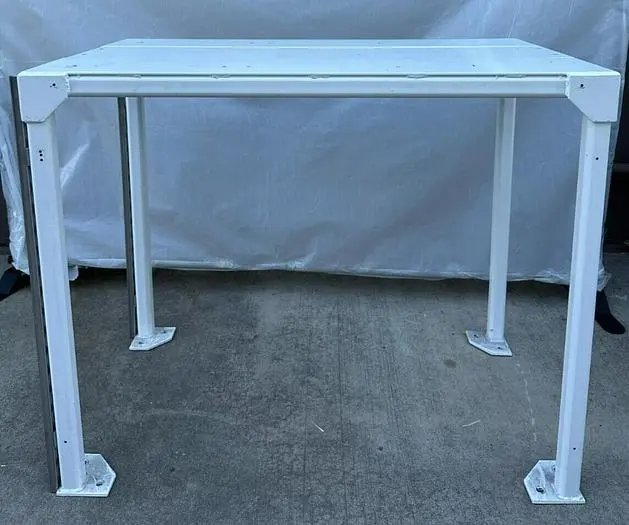 BOC EDWARDS CLEANROOM PUMP STAND WITH EARTHQUAKE BRACKETS