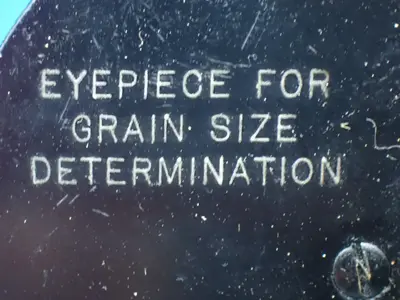 Bausch & Lomb Eyepiece For Grain Size Determination