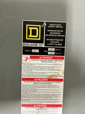 Used Square D H367 Relays & Switches Ohio US | Equipment Recovery Corp. #1330692