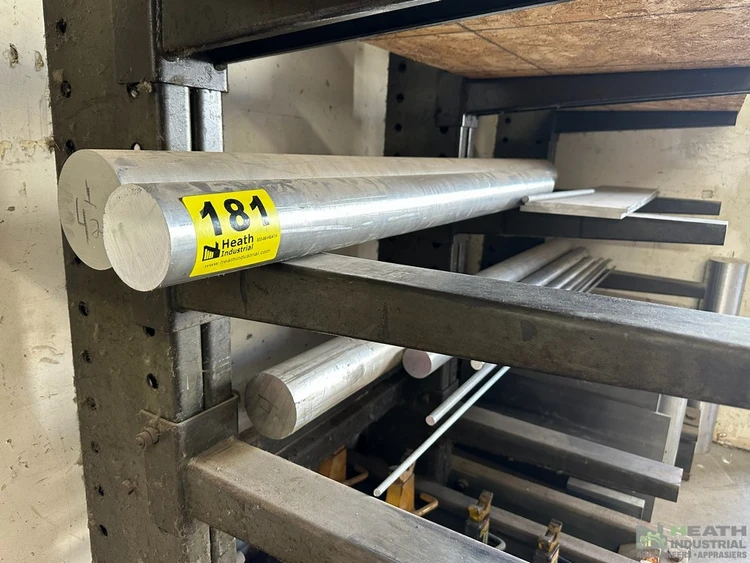 Used _UNKNOWN_ ALUMINUM STOCK ON RACK Racks/Shelving Illinois US | Heath Industrial Auction Services #1420007