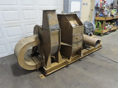 60 HP Williams Hammer Mill with Air Classifier, variable speed