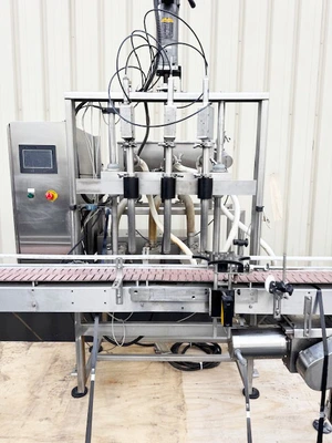 FPS 3-Head Automatic Inline Pump Filler