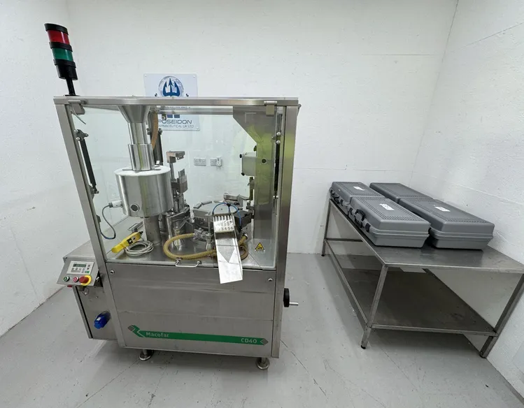 Used 2003 Macofar CD-40 Capsule Fillers GB | Poseidon Pharmaceutical UK Ltd. #393145