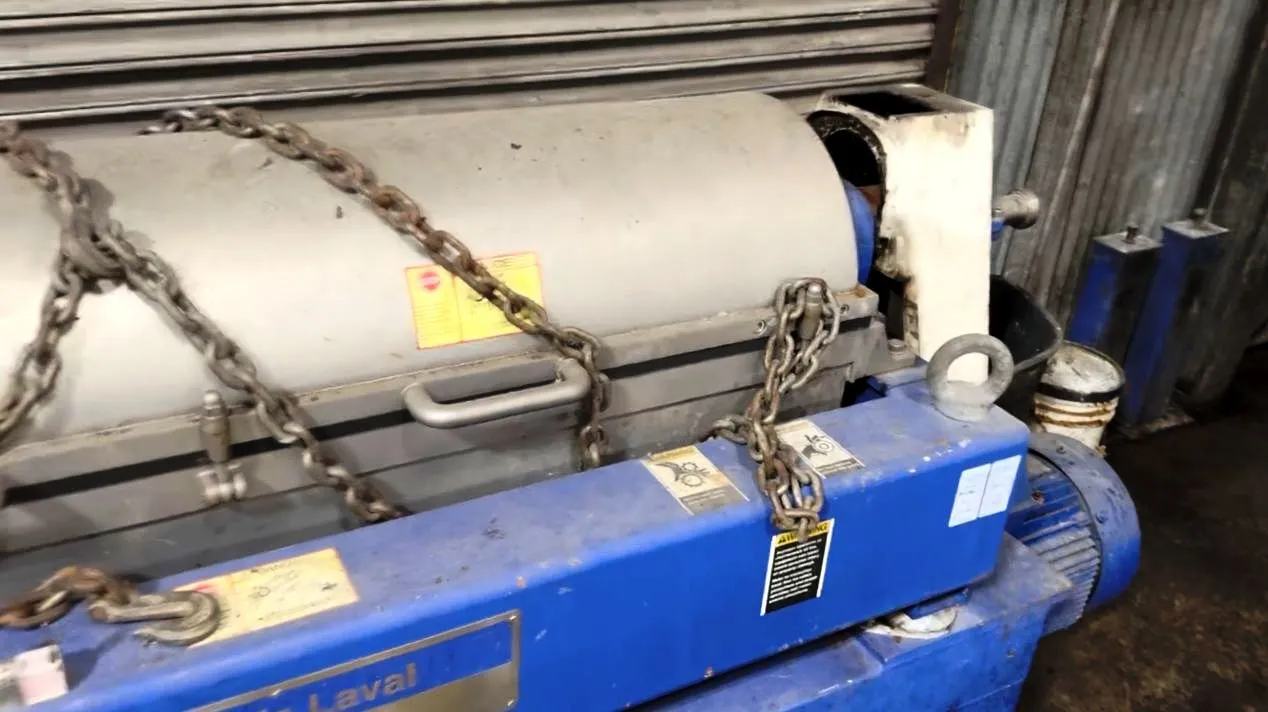 Sharples DS-308 Super-D-Canter centrifuge, 316SS.