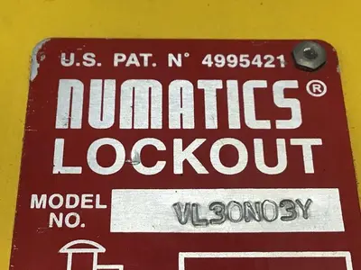 USED NUMATICS VL30N03Y