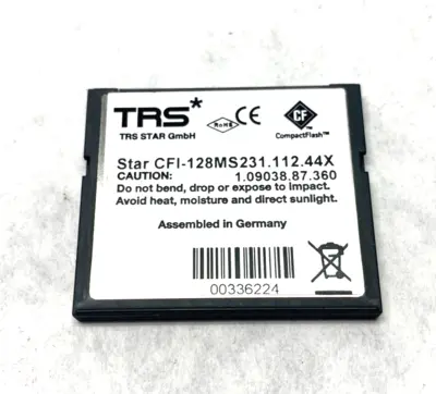 USED BOSCH REXROTH INDRACONTROL L10 FIRMWARE CARD 04V19.02 V NR.