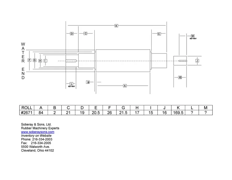 Used FARREL _UNKNOWN_ Trunnion Rolls | Soberay & Sons #796309