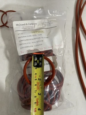 Large Lot Of Various Silicone O-rings See Photos For Size Fast Shipping!