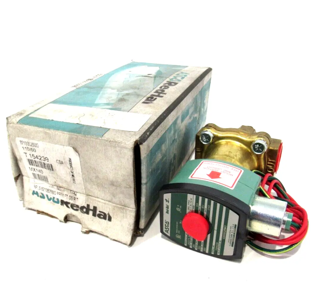 NEW ASCO 8210G026MO SOLENOID VALVE 110/60