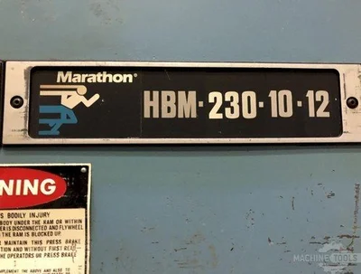 USED NIAGARA HBM-230-10-12