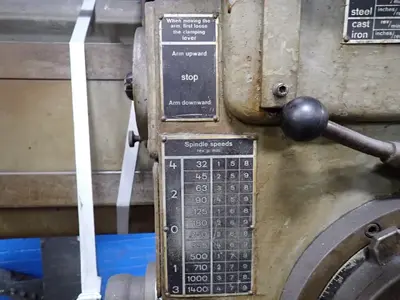 P. Girard 11" X 4' Radial Drill Press