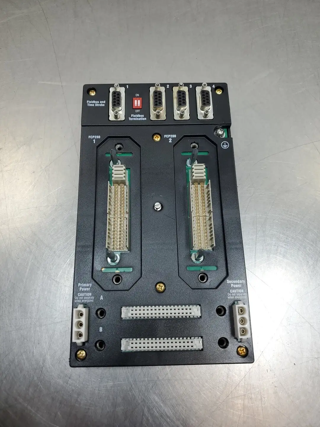 Used Foxboro RH924YL Processor Controller Module Base. PLC Chassis South Carolina US | Palmetto Automation #1512165