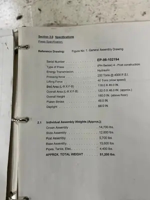 USED 1998 EAGLE PH2-200 118-48