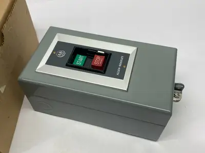 USED ALLEN-BRADLEY SER. H MANUAL MOTOR STARTER NEMA SIZE 1, 3-PHASE