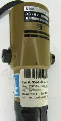 Panasonic NM-133CA / 0100035 Electric Screwdriver, 76VDC3