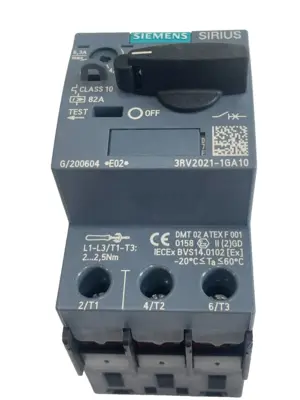 NEW SIEMENS 3RV2021-1GA10 CIRCUIT BREAKER 3RV20211GA10