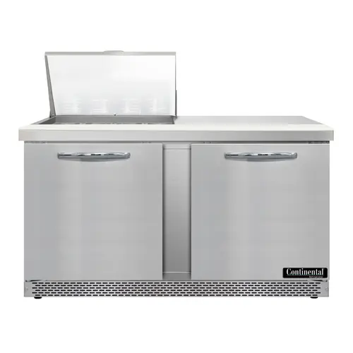 Continental D60N12M-FB 60" Designer Line Sandwich/salad Prep Table W/ Refrigerated Base, 115v