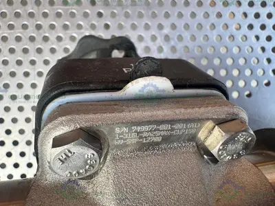 USED 2- ITT PURE FLO RA25MAX DIAPHRAGM VALVE W/ 1" TO 3/4" SANITARY FITTING
