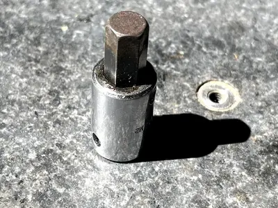 Mac Tools USA 3/8" Drive 3/8" SAE Hex Bit Chrome Socket Driver X126DS