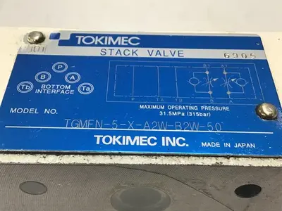 USED TOKIMEC TGMFN-5-X-A2W-B2W-50