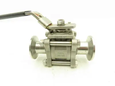 Parker 1"-CF8M 1" 1000WOG Stainless Sanitary Tri-clamp Ball Valve DN25 1"