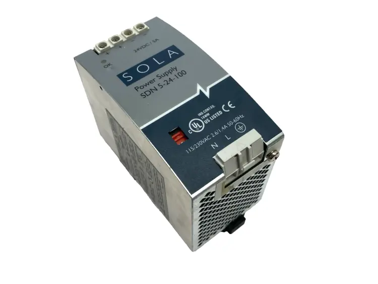 Used SOLA POWER SUPPLY 115/230VAC 2.6/1.4A 50-60HZ DIN Rail Power Supplies Michigan US | Maverick Industrial Sales #1090864