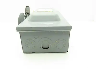 Square D HU362 Safety Disconnect Switch 60A 600VAC 3Ph 3P Series F05