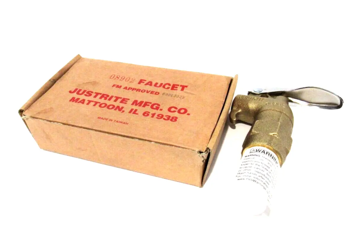 NEW JUSTRITE 08902 FAUCET