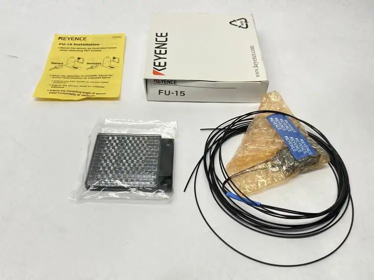 Used KEYENCE DIGITAL FIBER OPTIC SENSOR RETRO-REFLECTIVE FIBER UNIT Proximity Sensors Michigan US | Maverick Industrial Sales #1092900