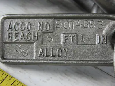 ACCO 90T4693 Double Basket Continuous Chain Sling 3/8" X 6'1" 18500Lb at 60°