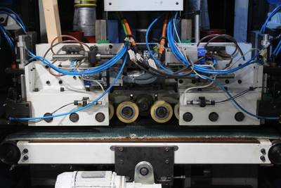 Friulmac Randomat Multirex End Matcher, with Stackable Spindles for Fast Change-Over