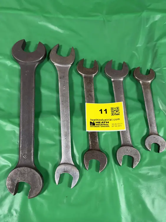 Used _UNKNOWN_ (5) COMBINATION WRENCHES Wrenches Illinois US | Heath Industrial Auction Services #1549562