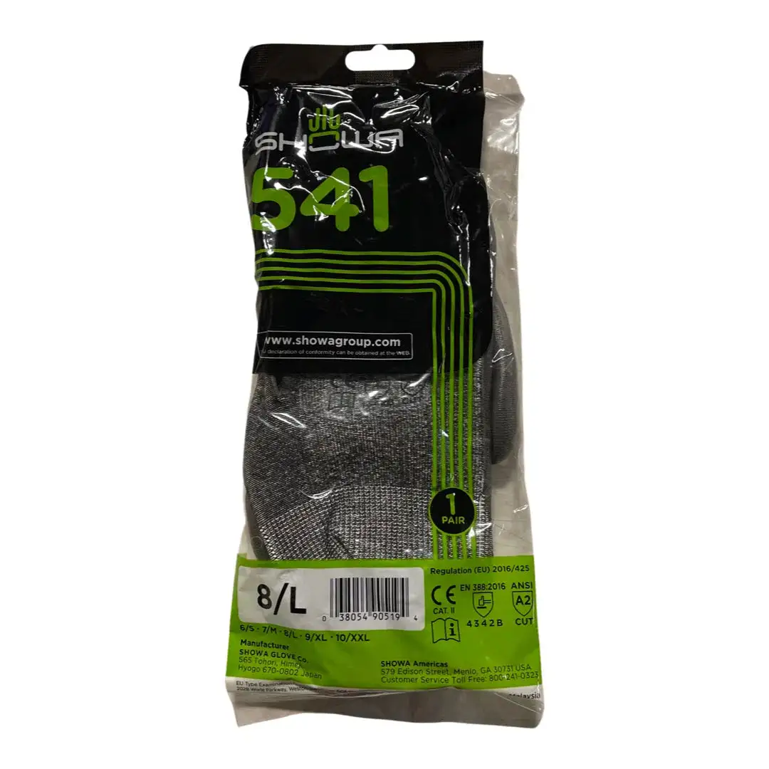 SHOWA PPE Gloves Cut & Puncture Resistant Gloves 13 Gauge Coating L