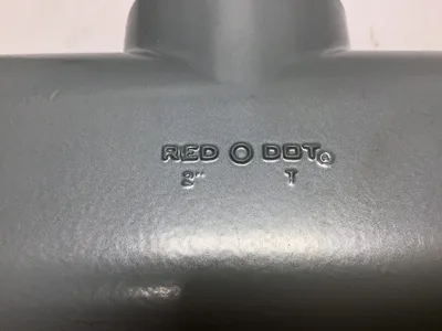 Red Dot AT-6 Conduit Body 2″ T Style Threaded