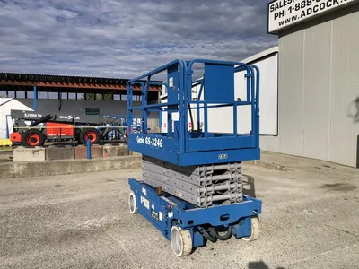 Used 2008 GENIE GS-3246 ELECTRIC SCISSOR LIFT Scissor Lifters Alberta CA | Adcock Equipment #1418058