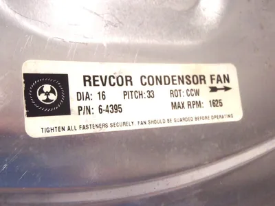 USED REVCOR CCC CONDENSOR FAN