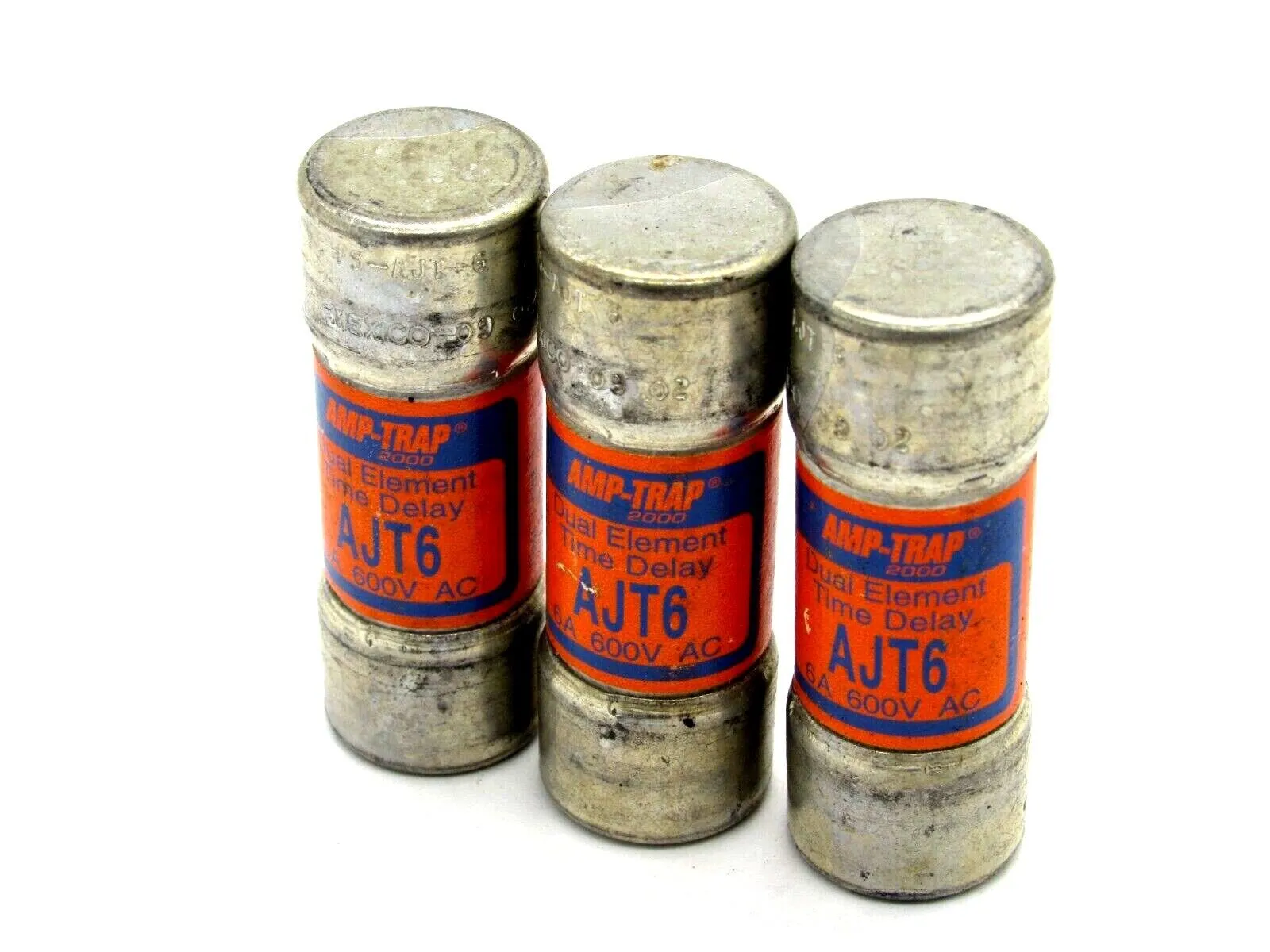 NEW LOT OF 3 FERRAZ SHAWMUT AMP-TRAP AJT6 FUSES