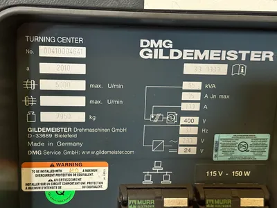 2012 DMG MORI SEIKI CTX Beta 1250 TC 5-Axis or More CNC Lathes | Olympia Technical Services (10)
