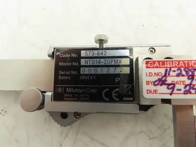 Mitutoyo NTD14-20PMX Knife Edge Inside Caliper 10-200mm 0.01mm Metric Digital