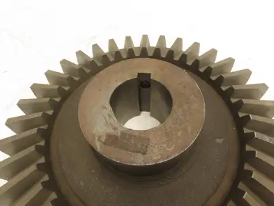 Union Gear 9110-01 Bevel Gear 36 Tooth 2-1/8" Bore x 2-7/8" Depth x 12-1/4" OD