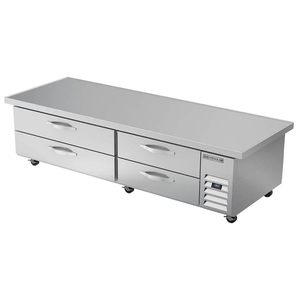 Beverage-Air WTRCS84HC-89 89" Hydrocarbon Series Chef Base W/ (4) Drawers - 115v