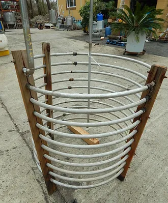 USED 44" - 10 WRAP COIL 44" SS COIL